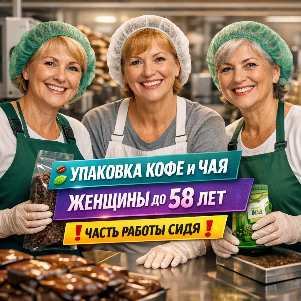 УПАКОВЩИК ЧАЯ И КОФЕ, ВАХТА С ПРОЖИВАНИЕМ - изображение 1