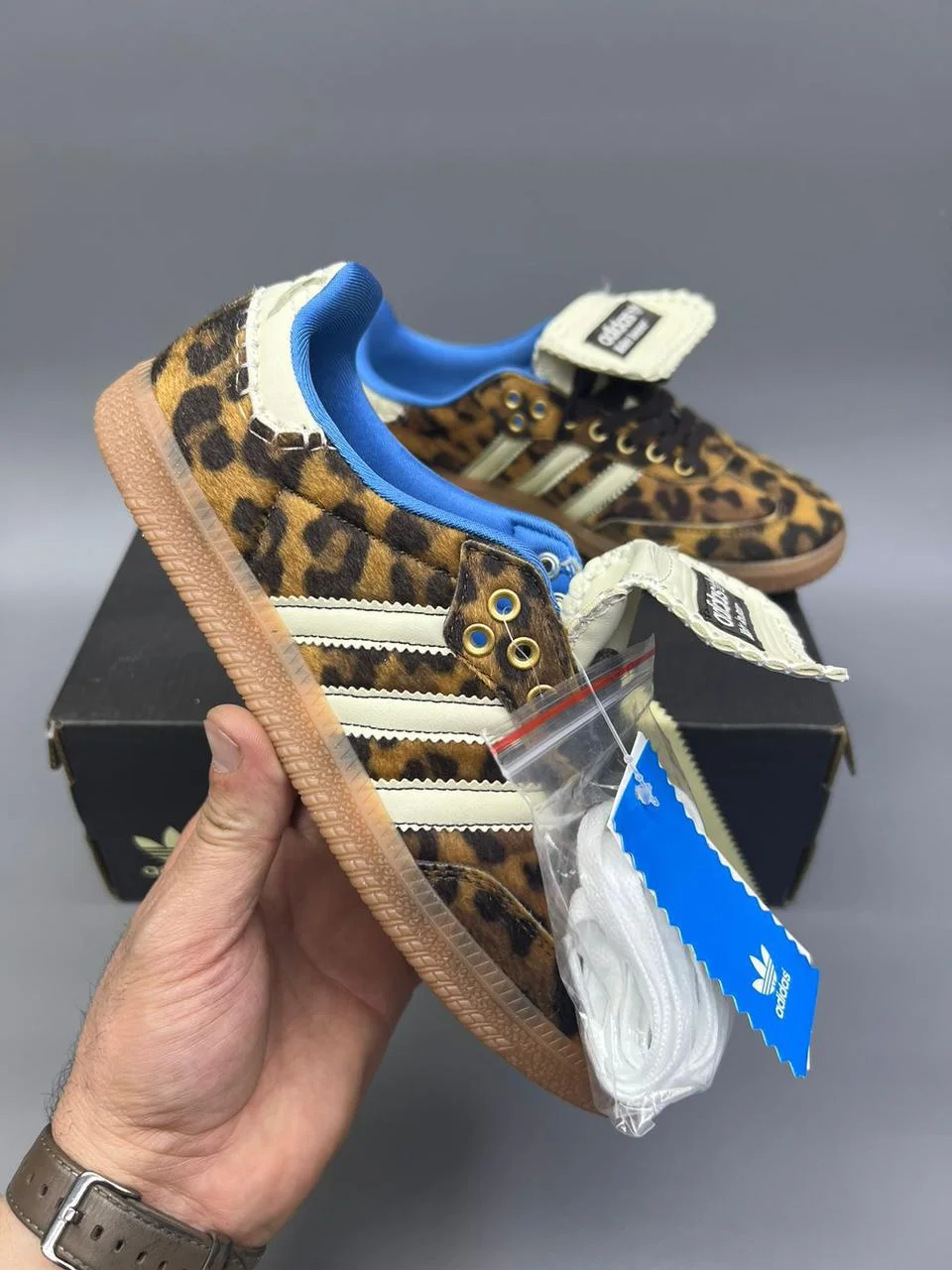 Adidas x Wales Bonner кеды кроссовки - миниатюра 3