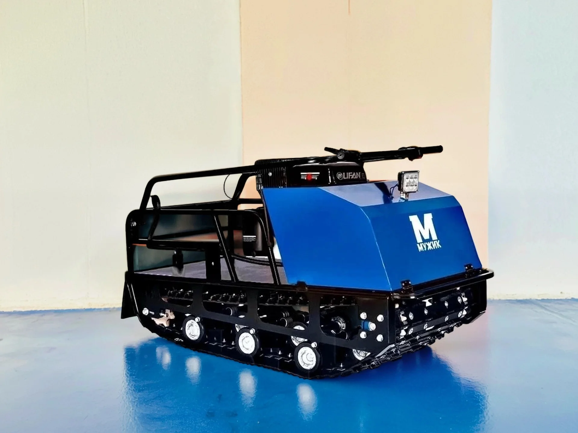 Мотобуксировщик Мужик 600 Lifan 15 л.с. 1450 мм - миниатюра 2