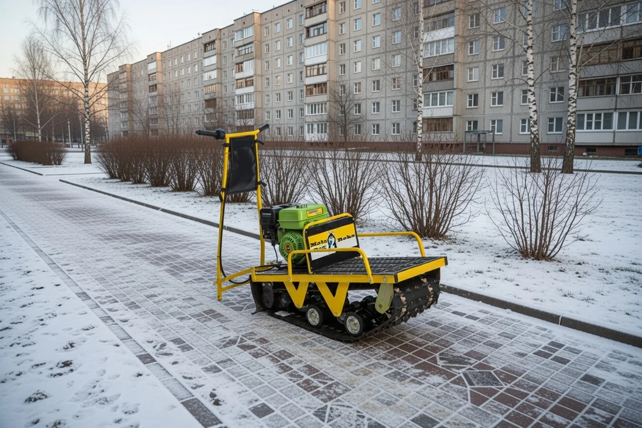 Мотобуксировщик Lebedev Motors Рекс RA380 Mini - изображение 1