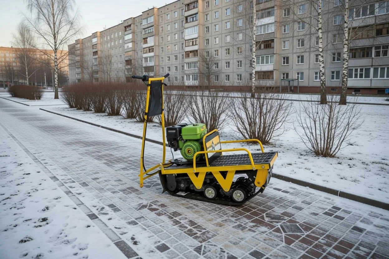 Мотобуксировщик Lebedev Motors Рекс RA380 Mini - миниатюра 2