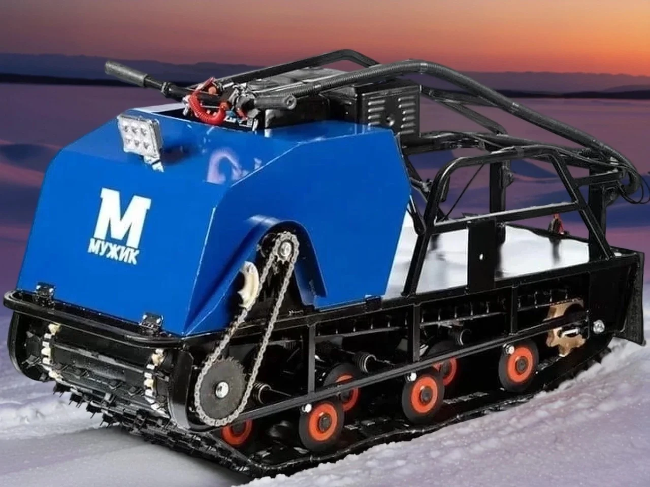 Мотобуксировщик Мужик М500 Мини 13 л.с - изображение 1