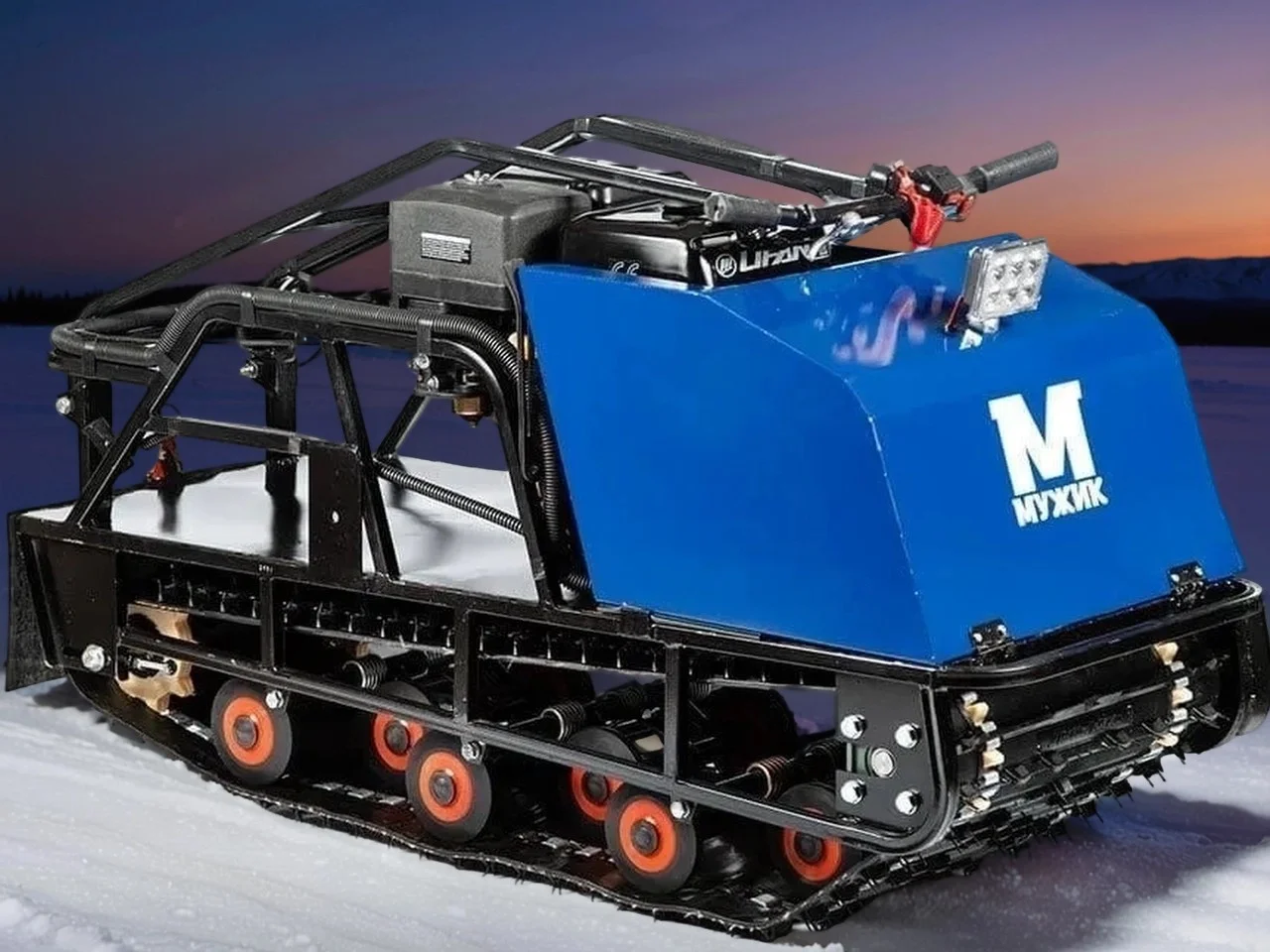 Мотобуксировщик Мужик М500 Мини 13 л.с - миниатюра 3