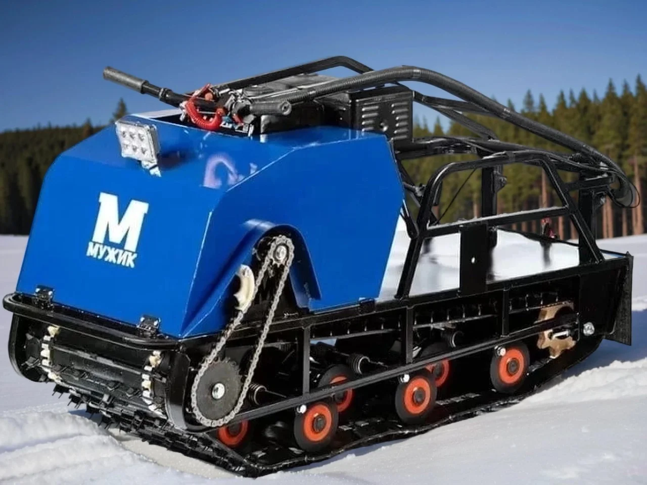 Мотобуксировщик Мужик М500 Мини 9 л.с - изображение 1