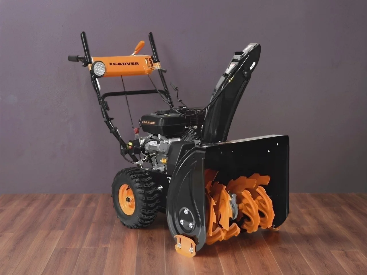 Снегоуборщик бензиновый Carver Stg 7056EL 7 л.с. - миниатюра 2