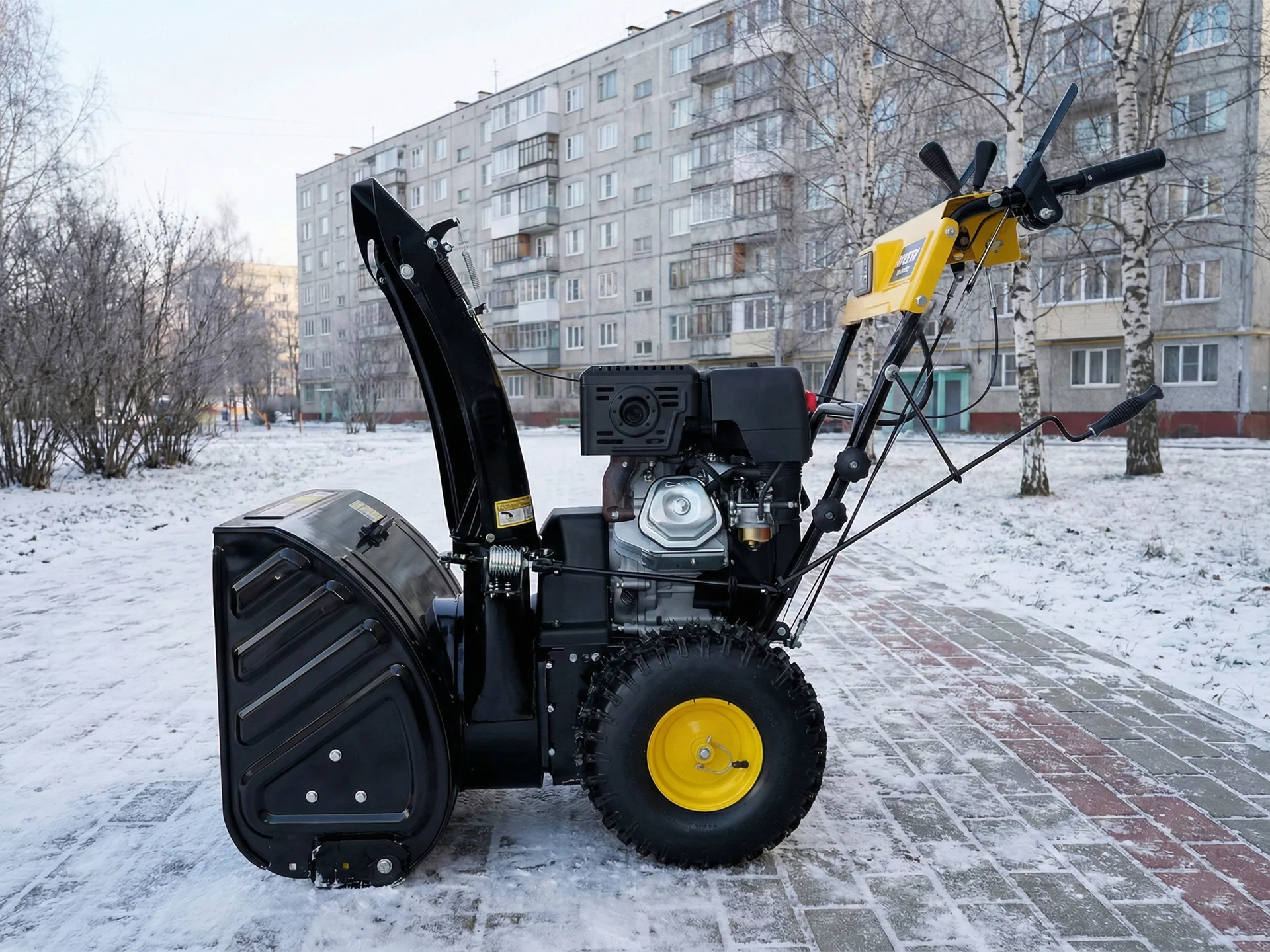 Снегоуборщик бензиновый Huter SGC 8000 11 лс - миниатюра 2