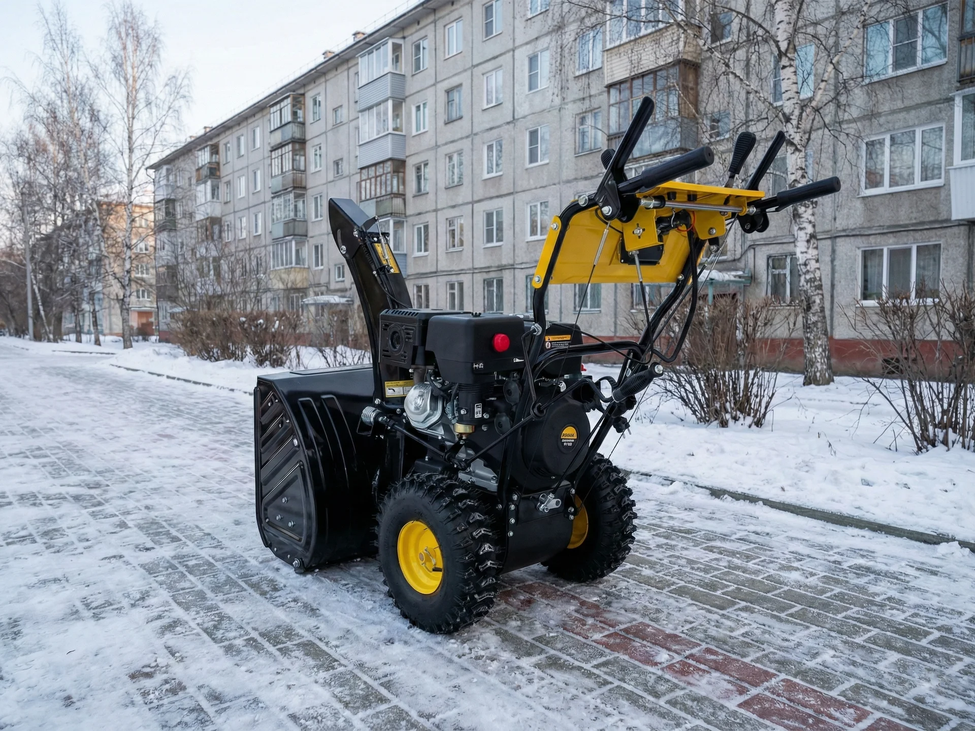 Снегоуборщик бензиновый Huter SGC 8000 11 лс - миниатюра 3