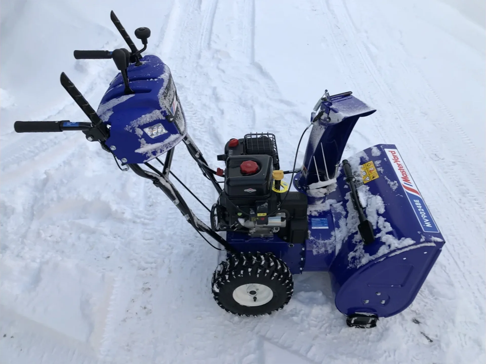 Снегоуборщик MasterYard MV 9024 BE 6.5 л.с - миниатюра 2