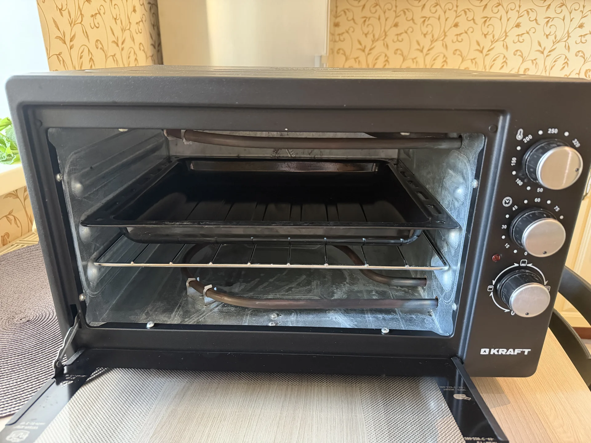Мини-печь Kraft KM-MV3801BL - миниатюра 2