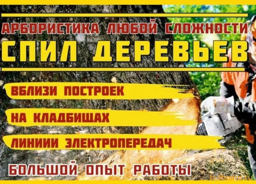 спил Деревьев Расчистка участков скос травы - изображение 1