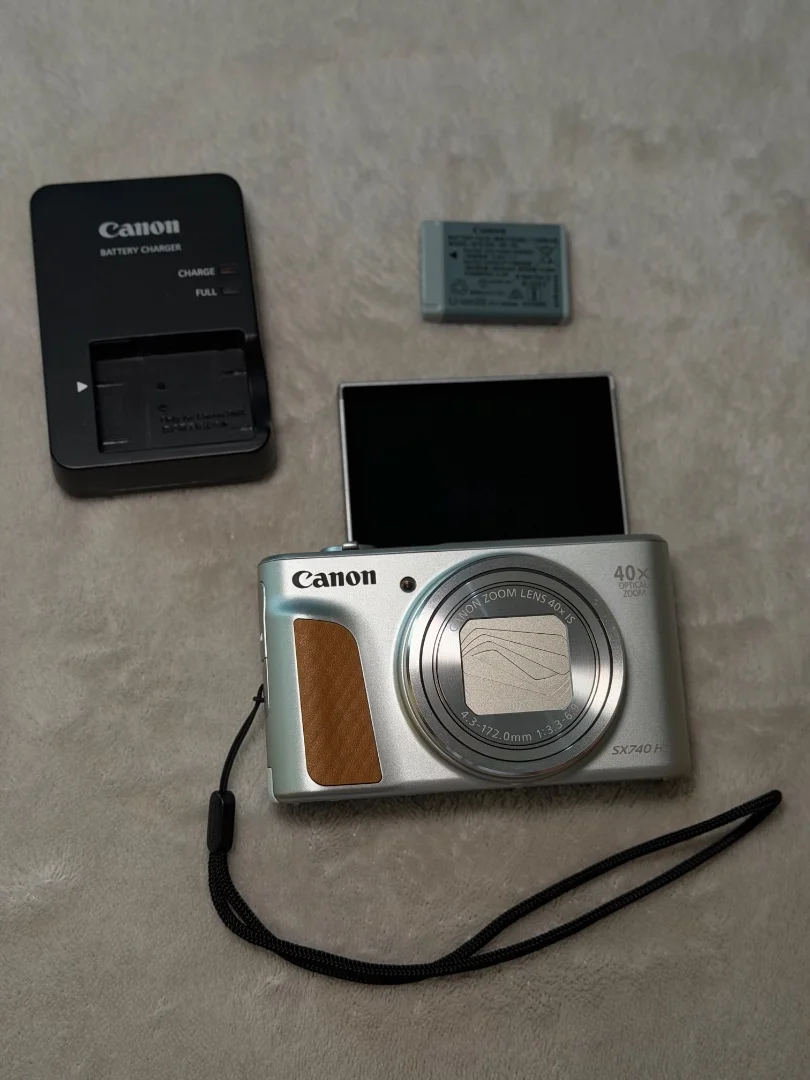 Фотоаппарат Canon PowerShot SX740 HS Silver 20MP 40x Zoom 4K - миниатюра 3