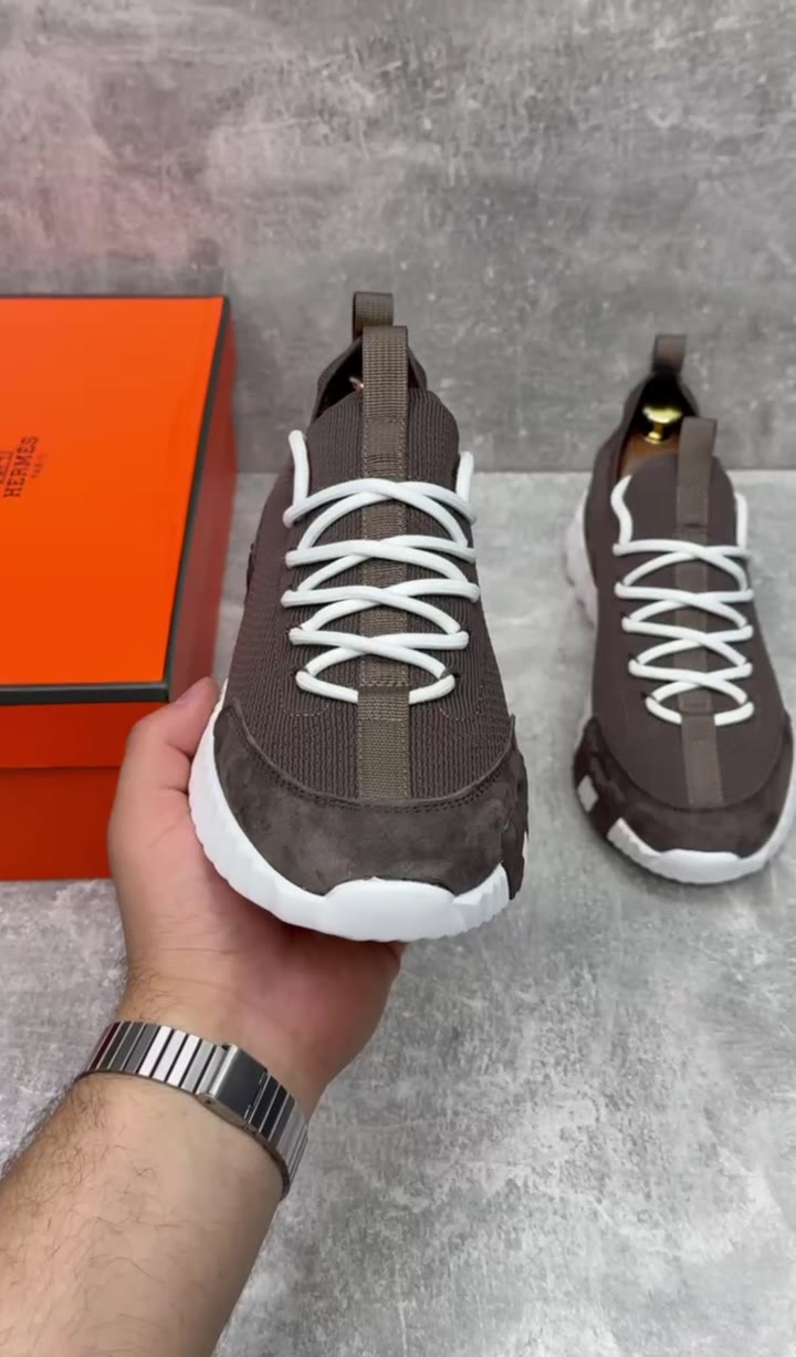мужские текстильные кроссовки Hermès модели Lift S - видео 7