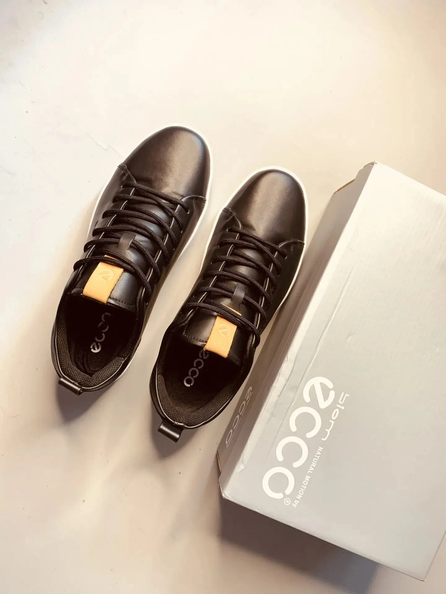 Мужские кеды Ecco biom yak leather - миниатюра 8