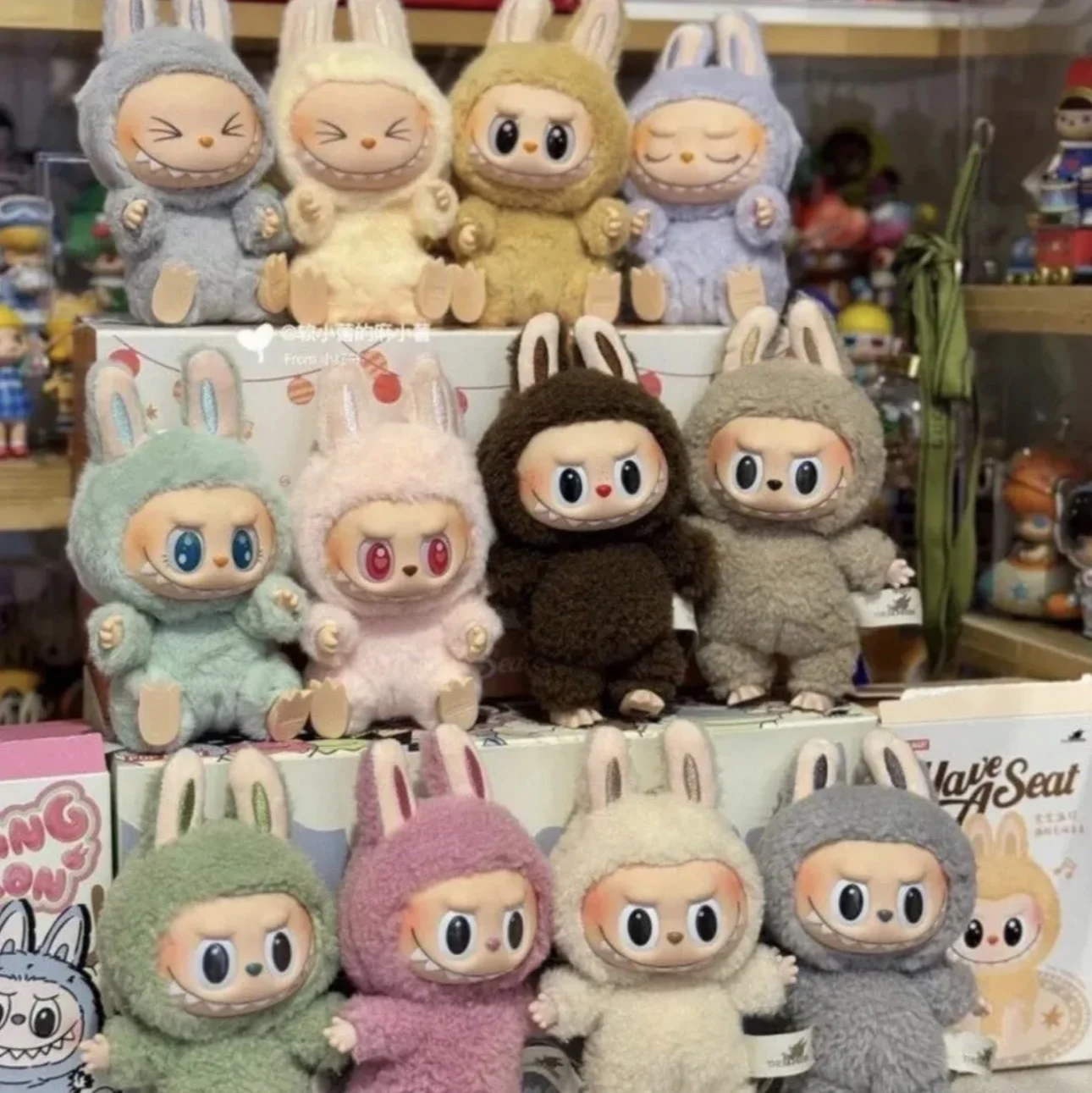 Игрушка мягкий брелок Лабубу 15 см