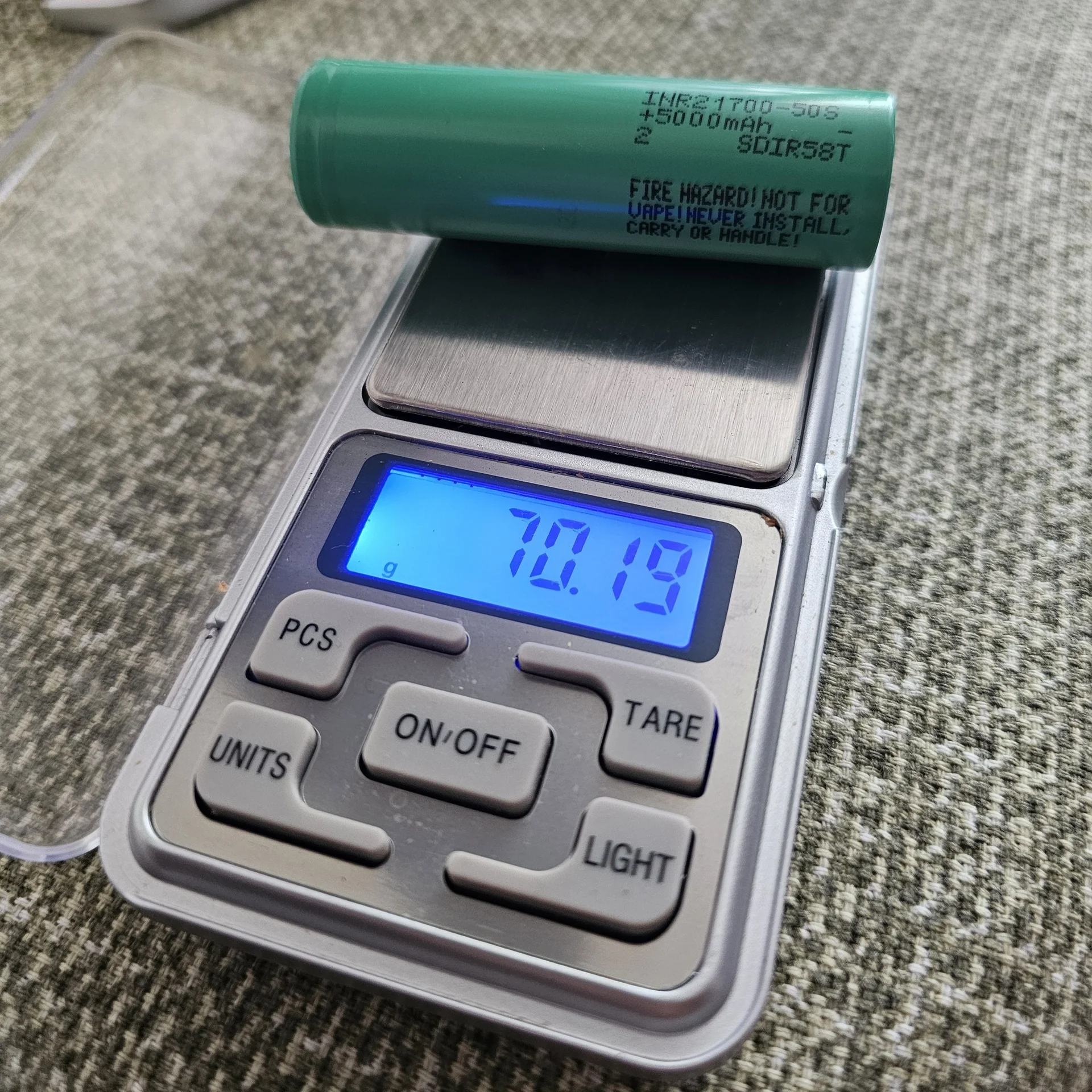 Аккумуляторы Samsung INR21700-50S — коробка 130 шт - миниатюра 7