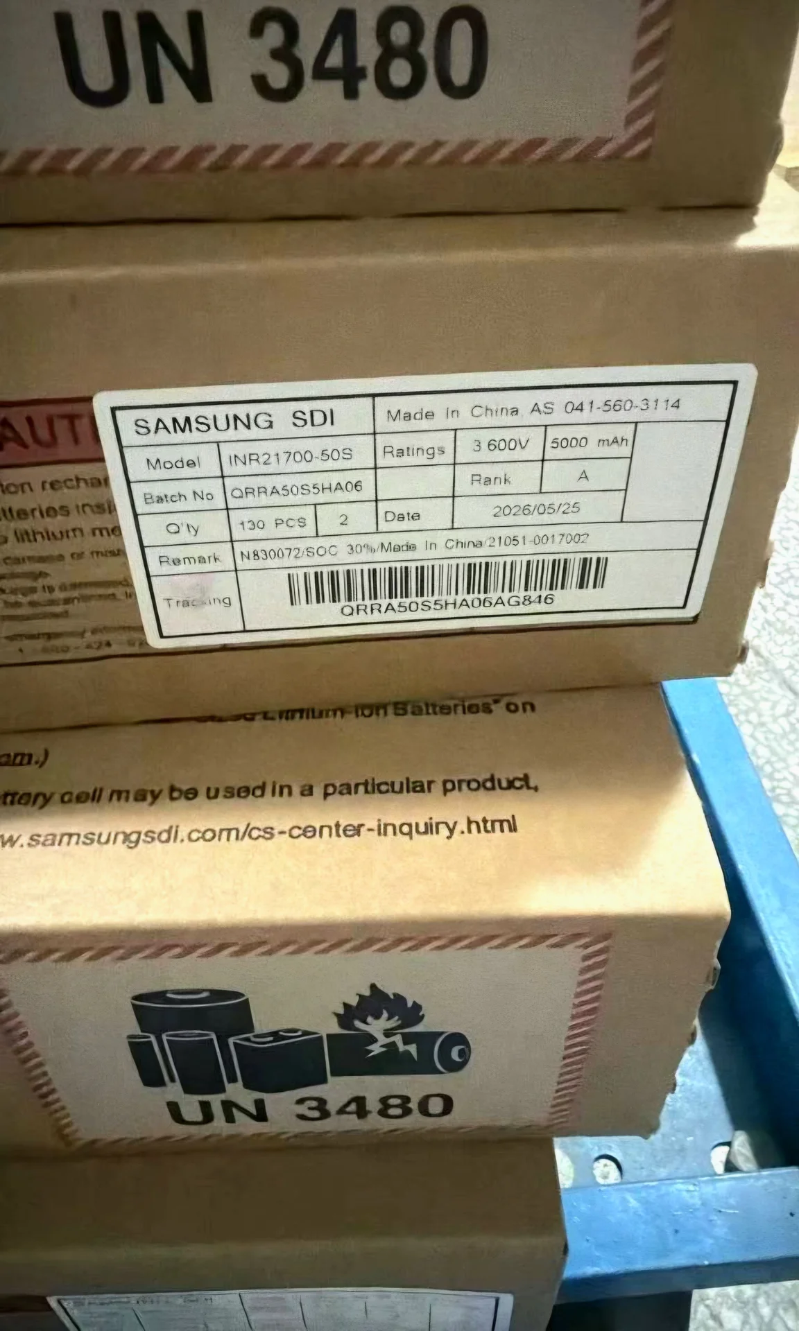 Аккумуляторы Samsung 50S 21700 5000mAh. Оригинал - миниатюра 3