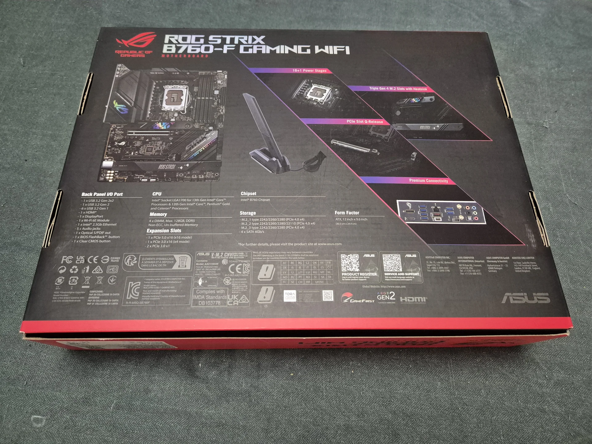 Asus ROG strix b760 f gaming wifi - миниатюра 2