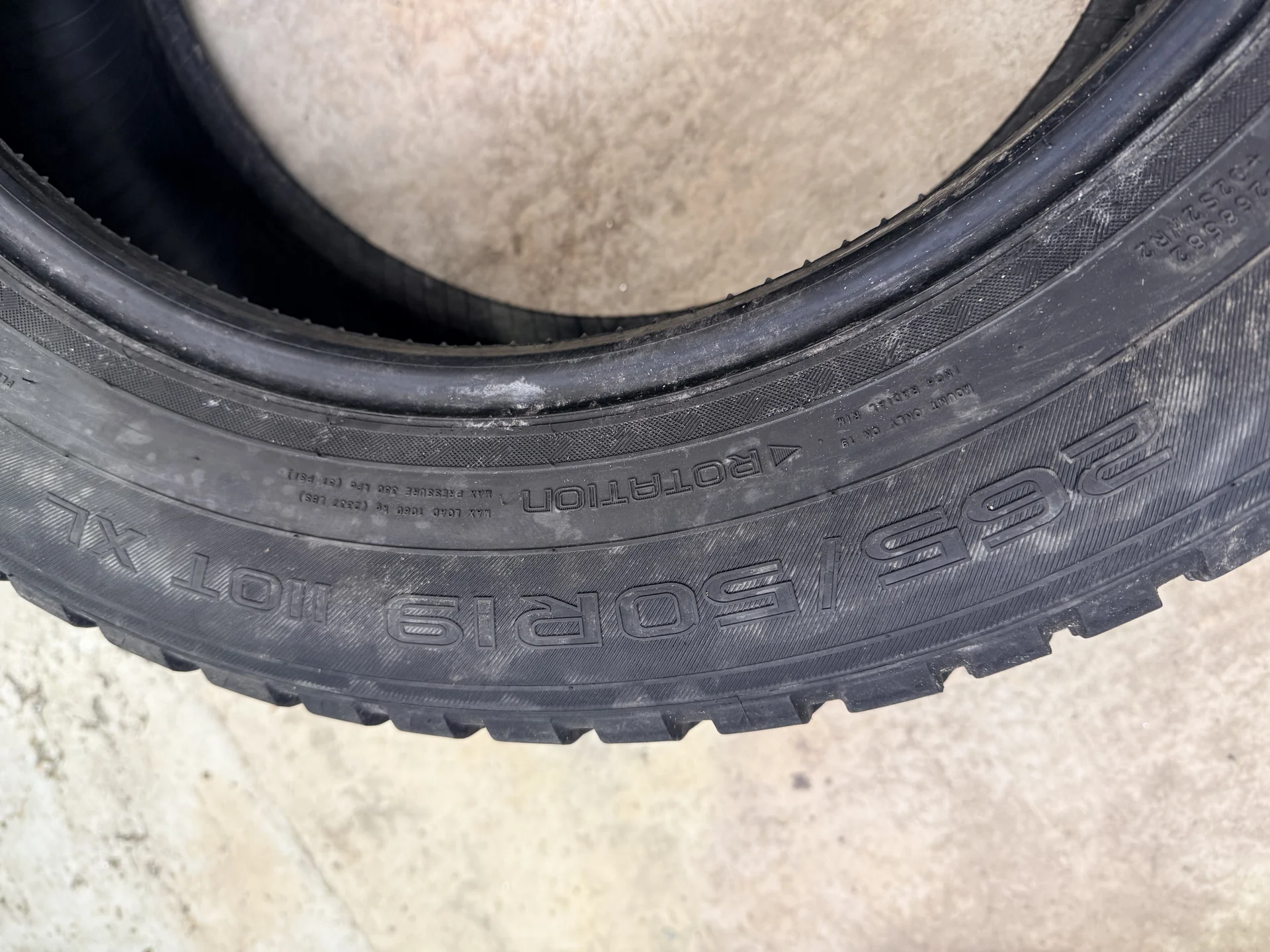 Шины зимние 265/50R19 - миниатюра 4