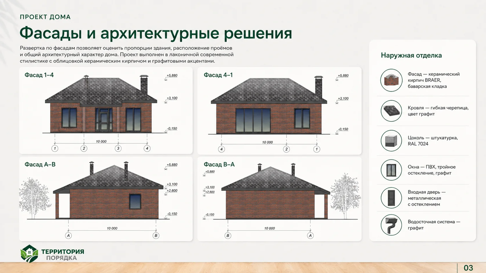 TERRA QUADRO 100 — современная архитектура и рациональная квадратная планировка - миниатюра 3