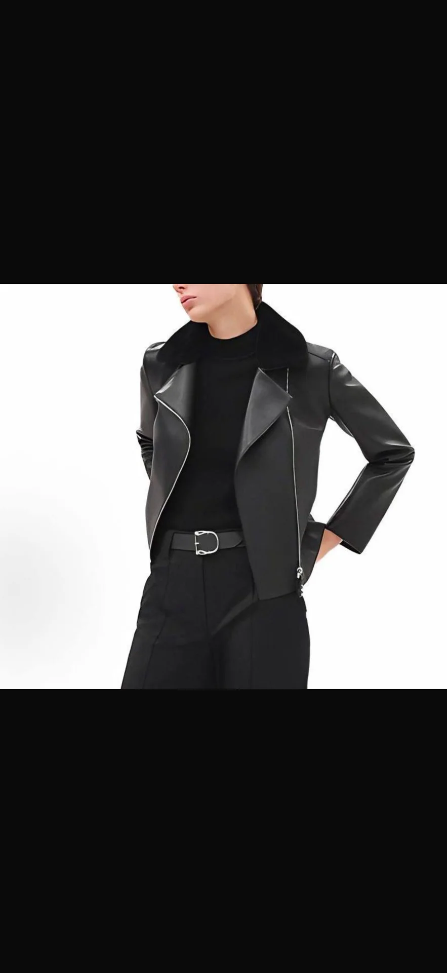утепленная кожаная куртка HERMES оригинал новая 36