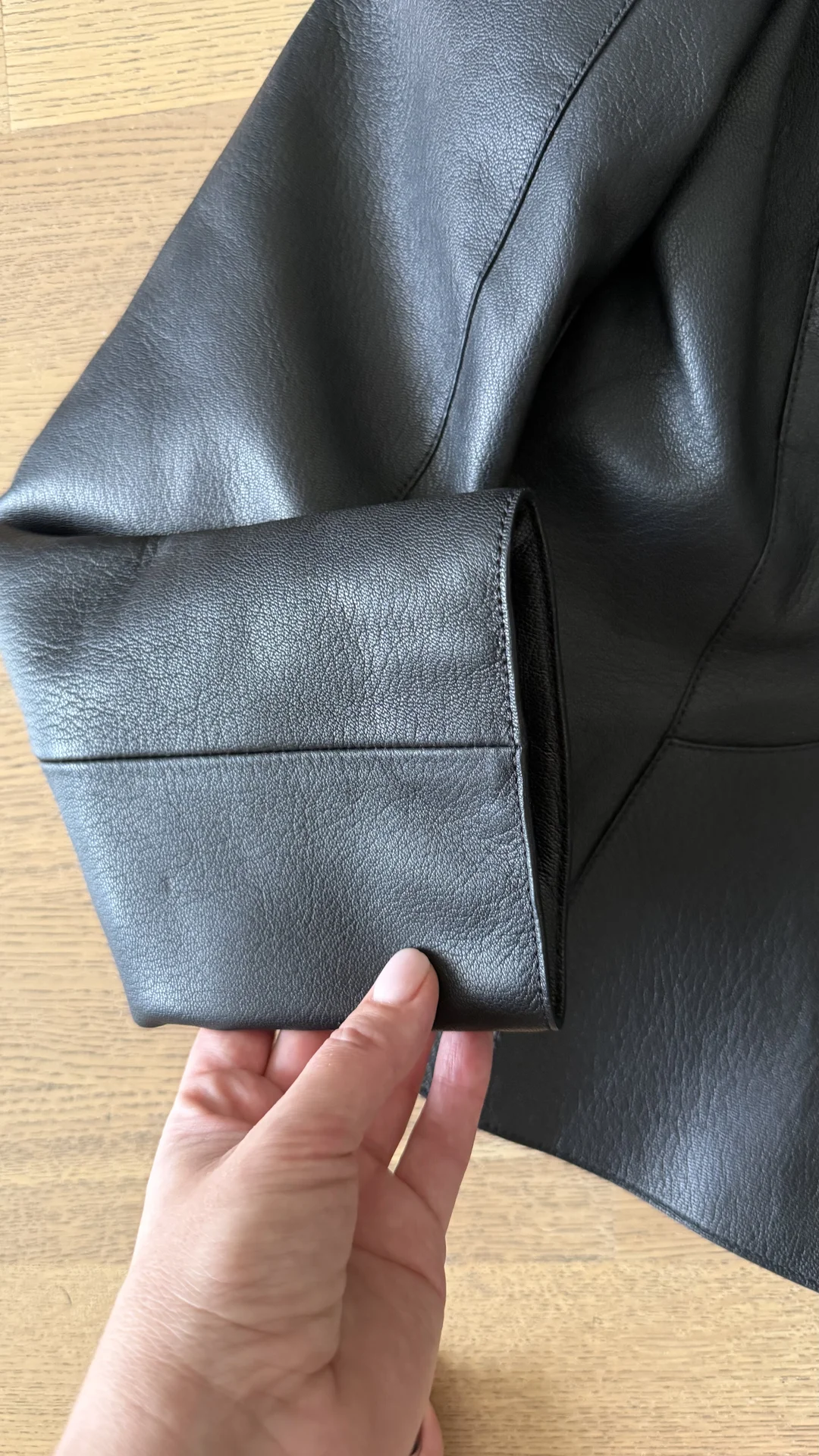 утепленная кожаная куртка HERMES оригинал новая 36 - миниатюра 5