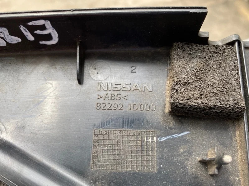 Накладка двери задней правой Nissan Qashqai J10 - миниатюра 3