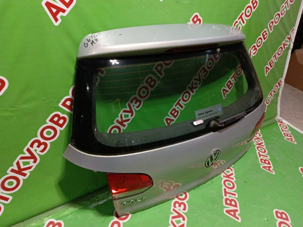 Крышка/дверь багажника Volkswagen Golf 6 2009-2013 - миниатюра 3