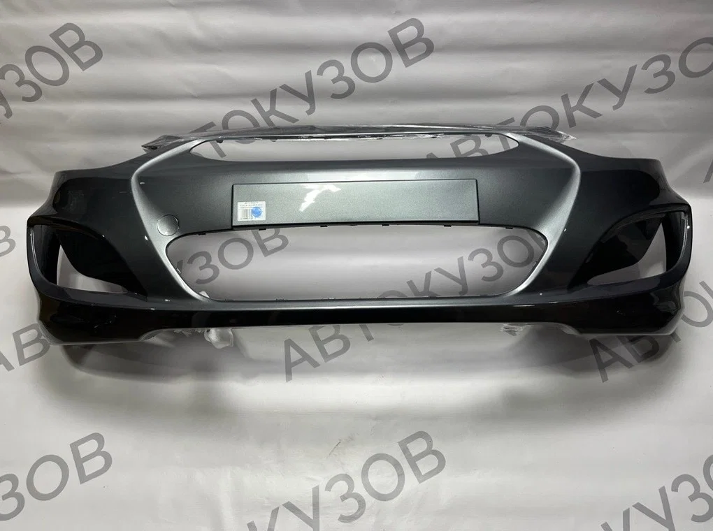 Бампер передний Hyundai Solaris 1 2010-2014 - миниатюра 2