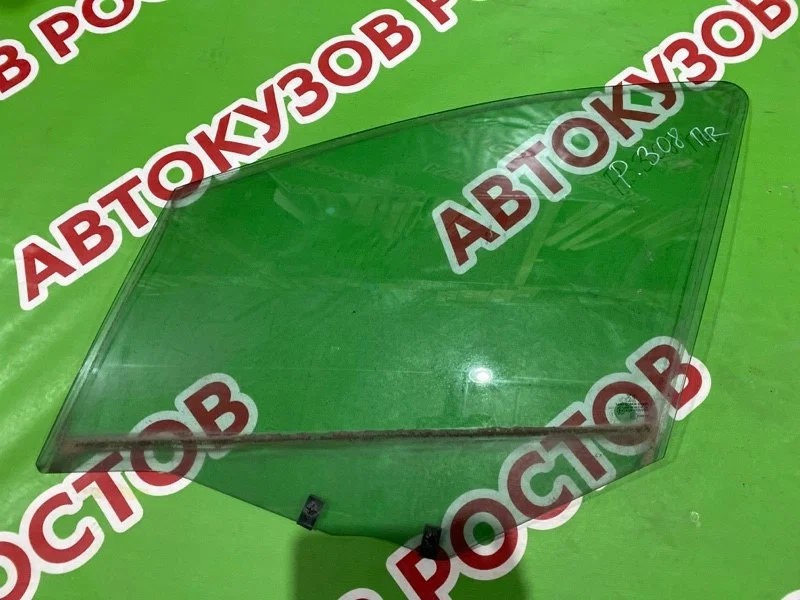Стекло двери передней левой Peugeot 308 2007-2015 - миниатюра 2