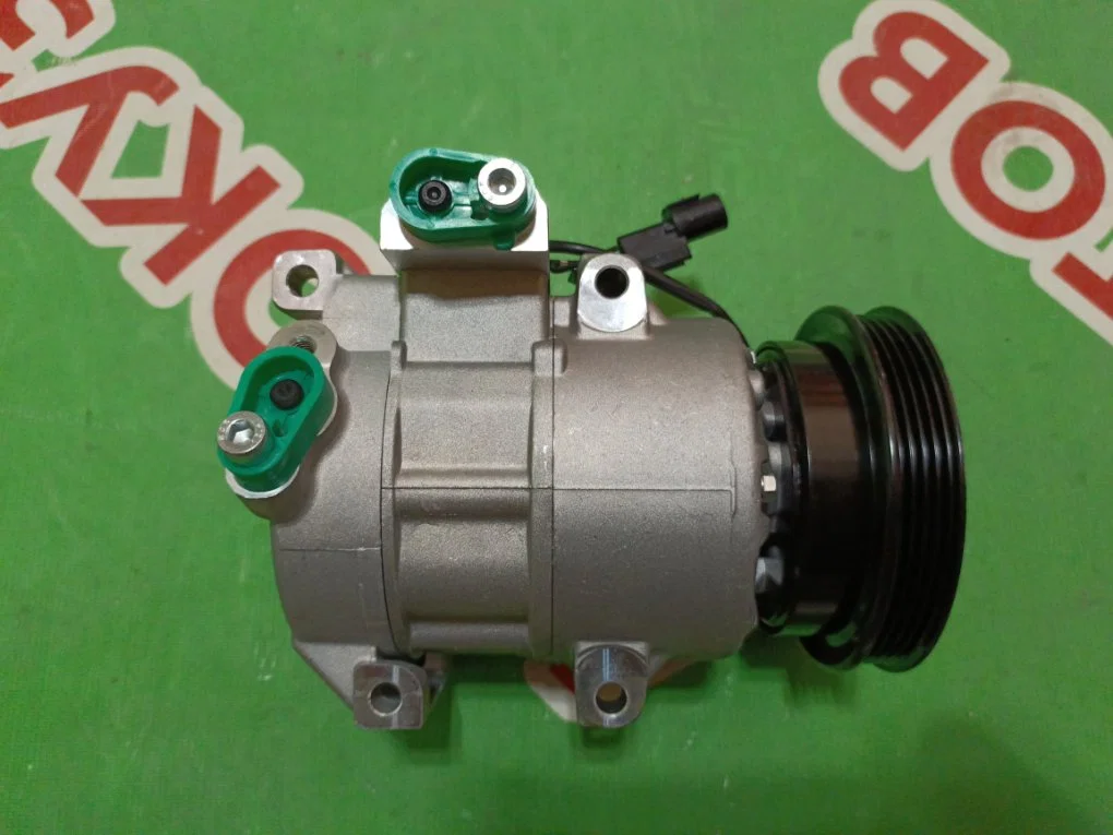 Компрессор кондиционера KIA Rio 2 JB 2005-2011 - миниатюра 4
