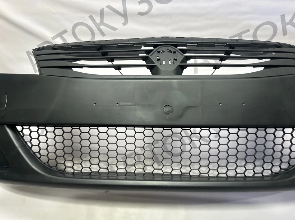 Бампер передний Renault Logan 1 2010-2014 - миниатюра 5