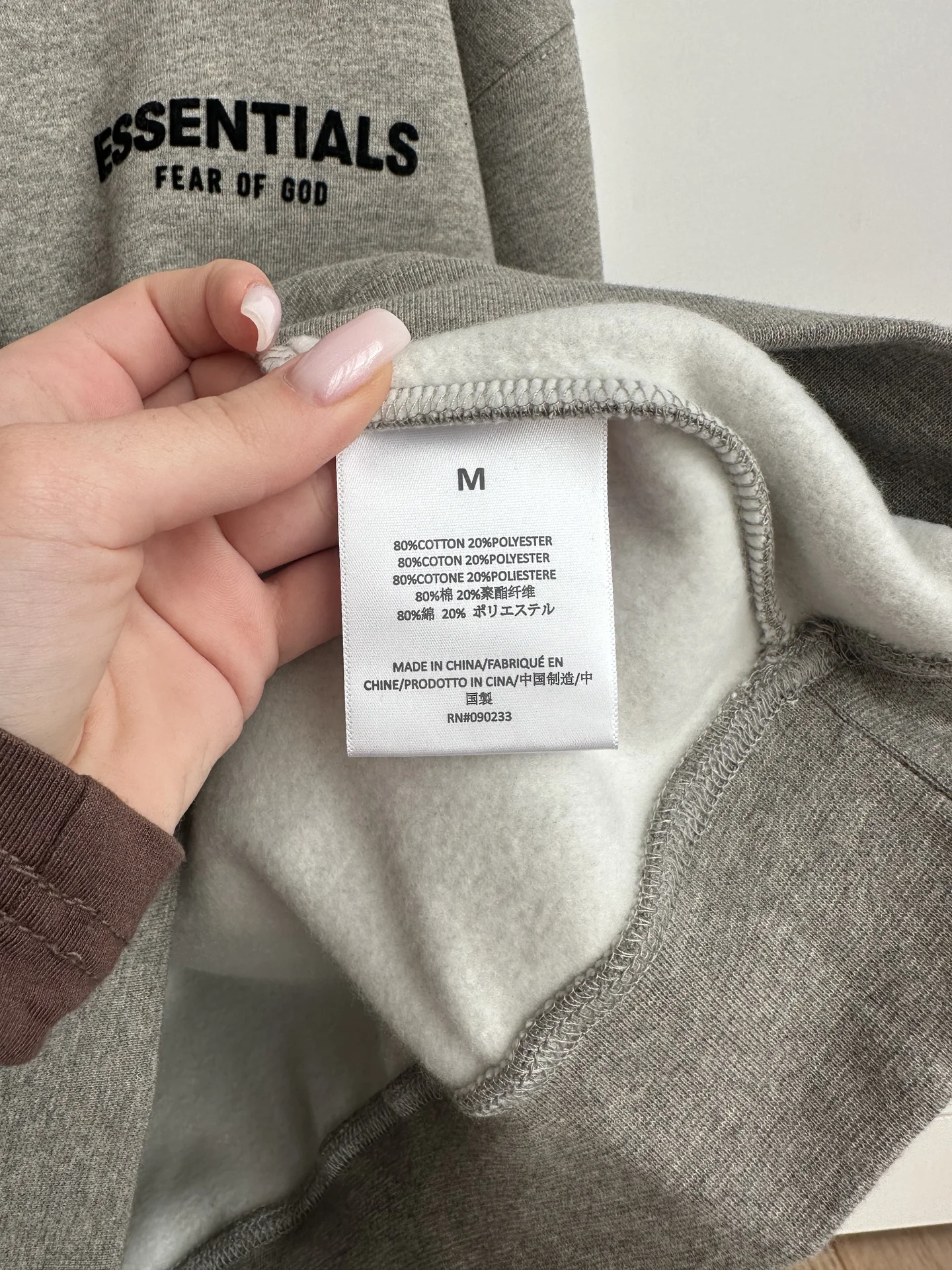 Худи Fear of God Essentials Оригинал Новое - миниатюра 9