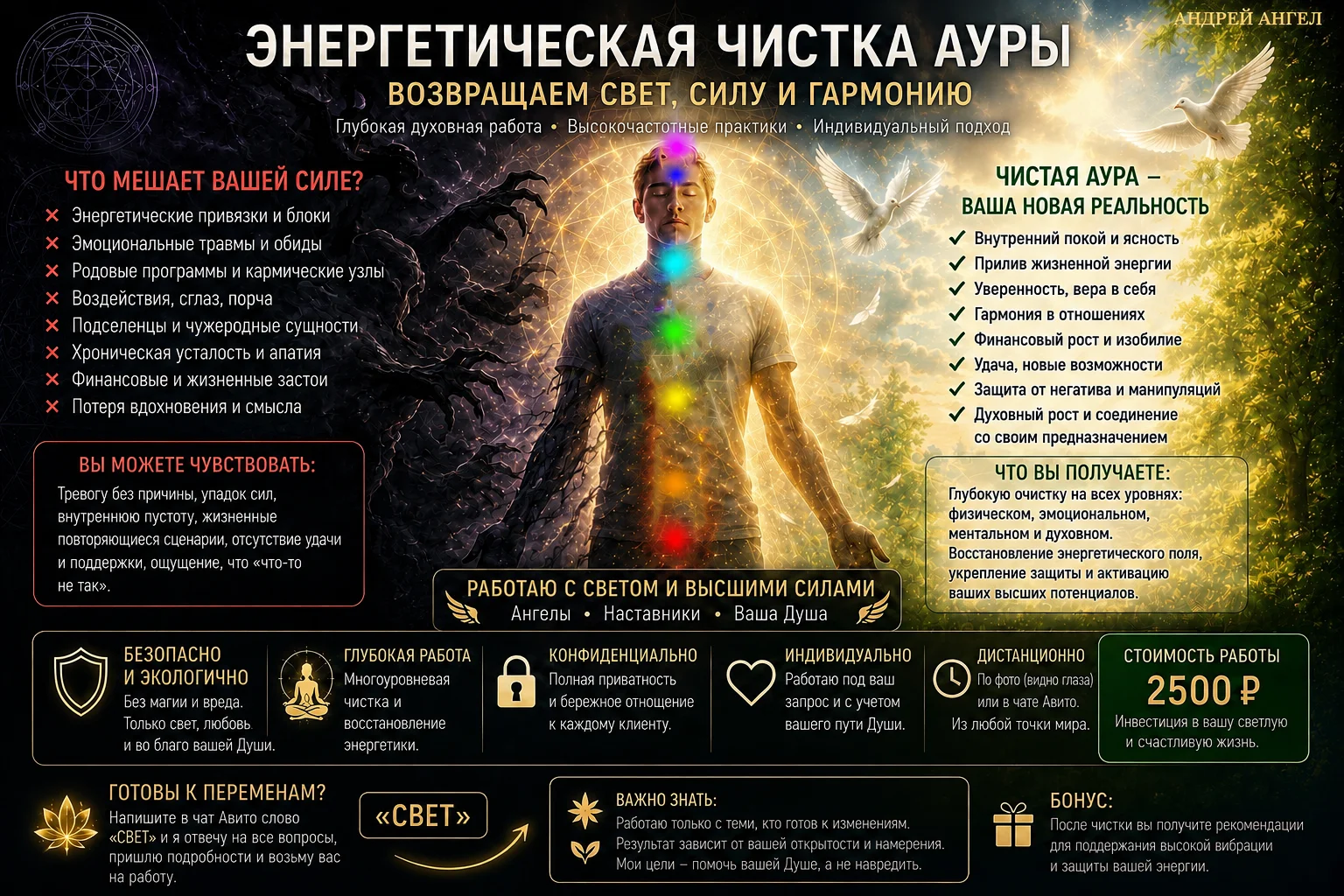 Энергетическая чистка Вашей энергетики и ауры - изображение 1