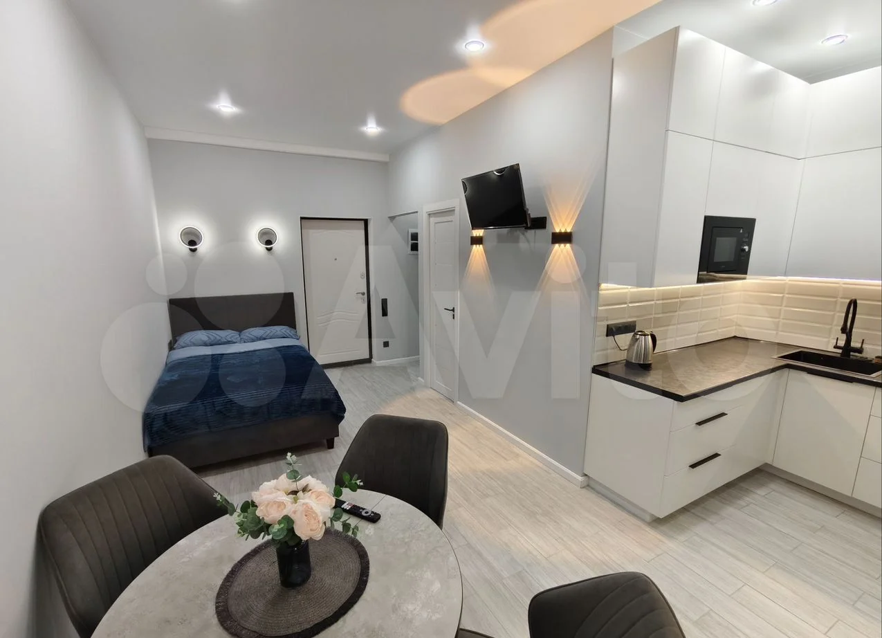 Квартира-студия, 30 м², 2 кровати - миниатюра 4