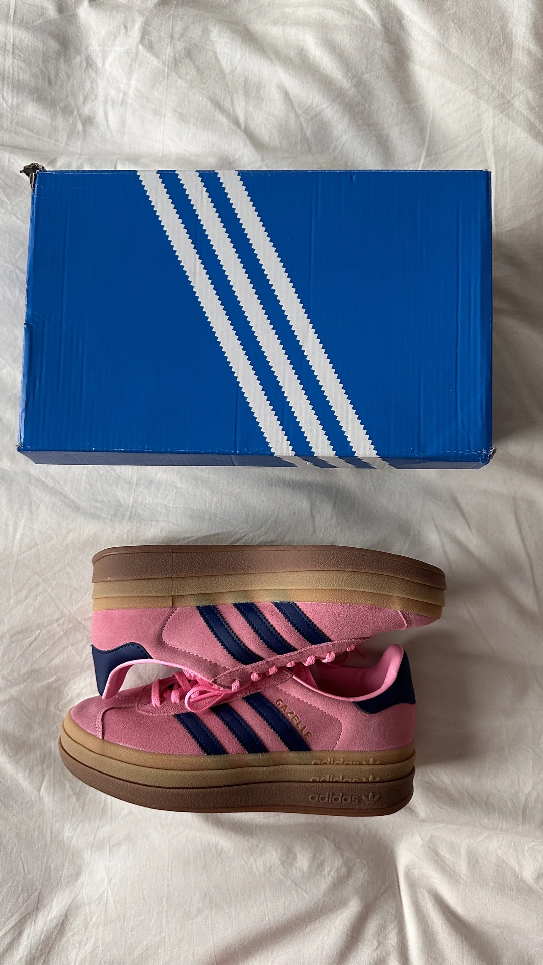 adidas gazelle на платформе оригинал - миниатюра 3