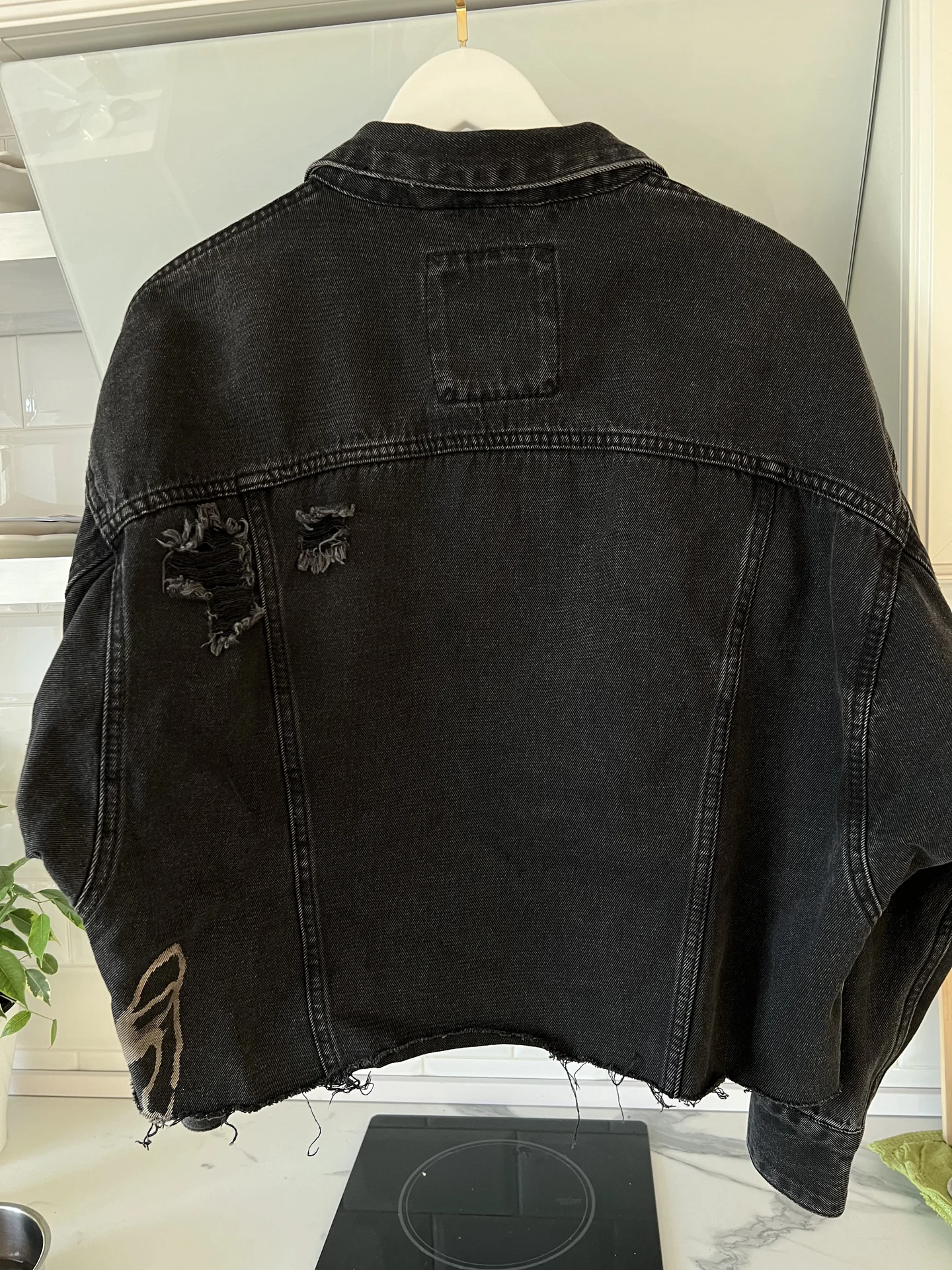 Женская куртка Pull&Bear denim для кастомизации - миниатюра 2