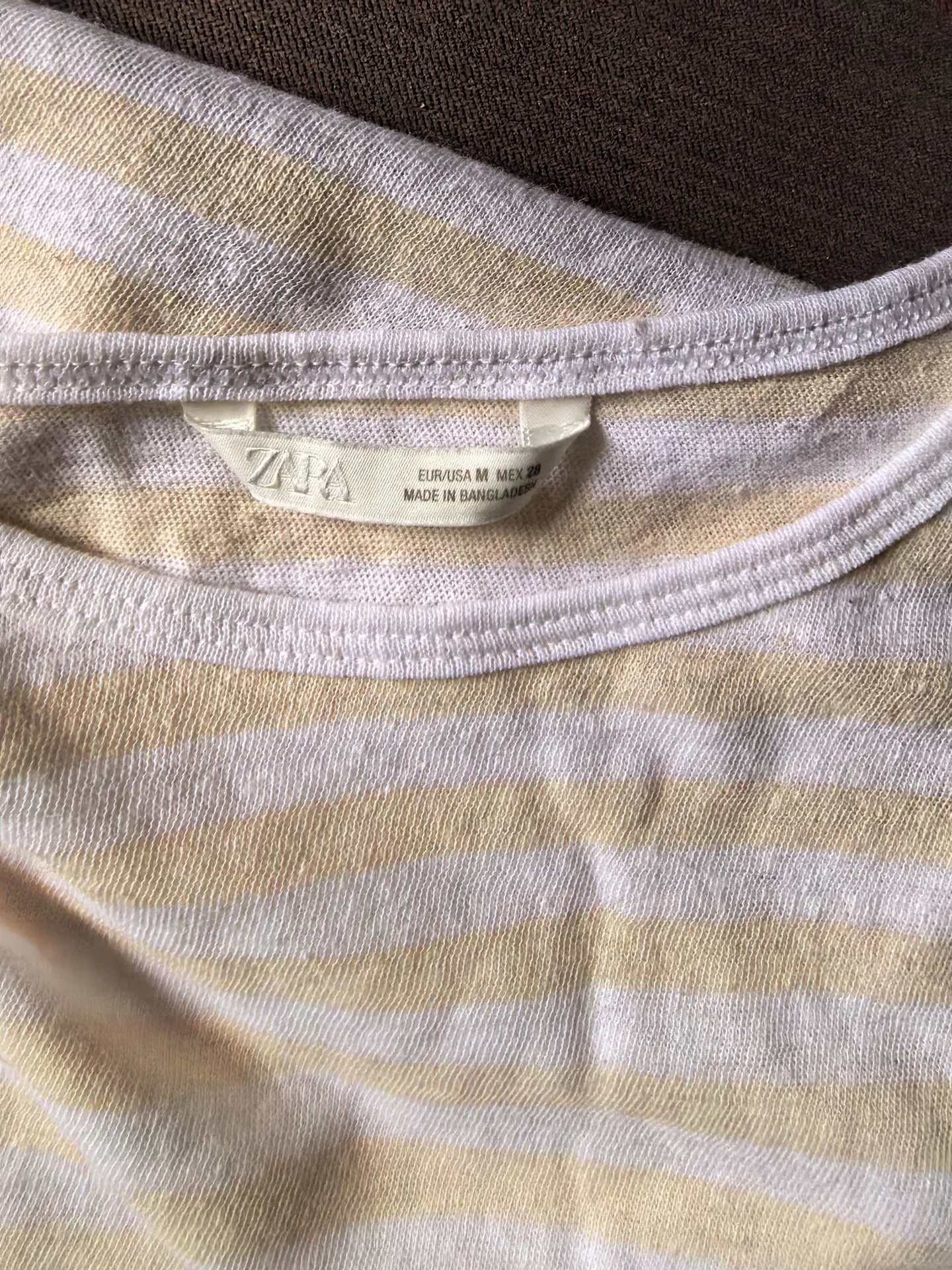 футболка женская льняная Zara - миниатюра 6