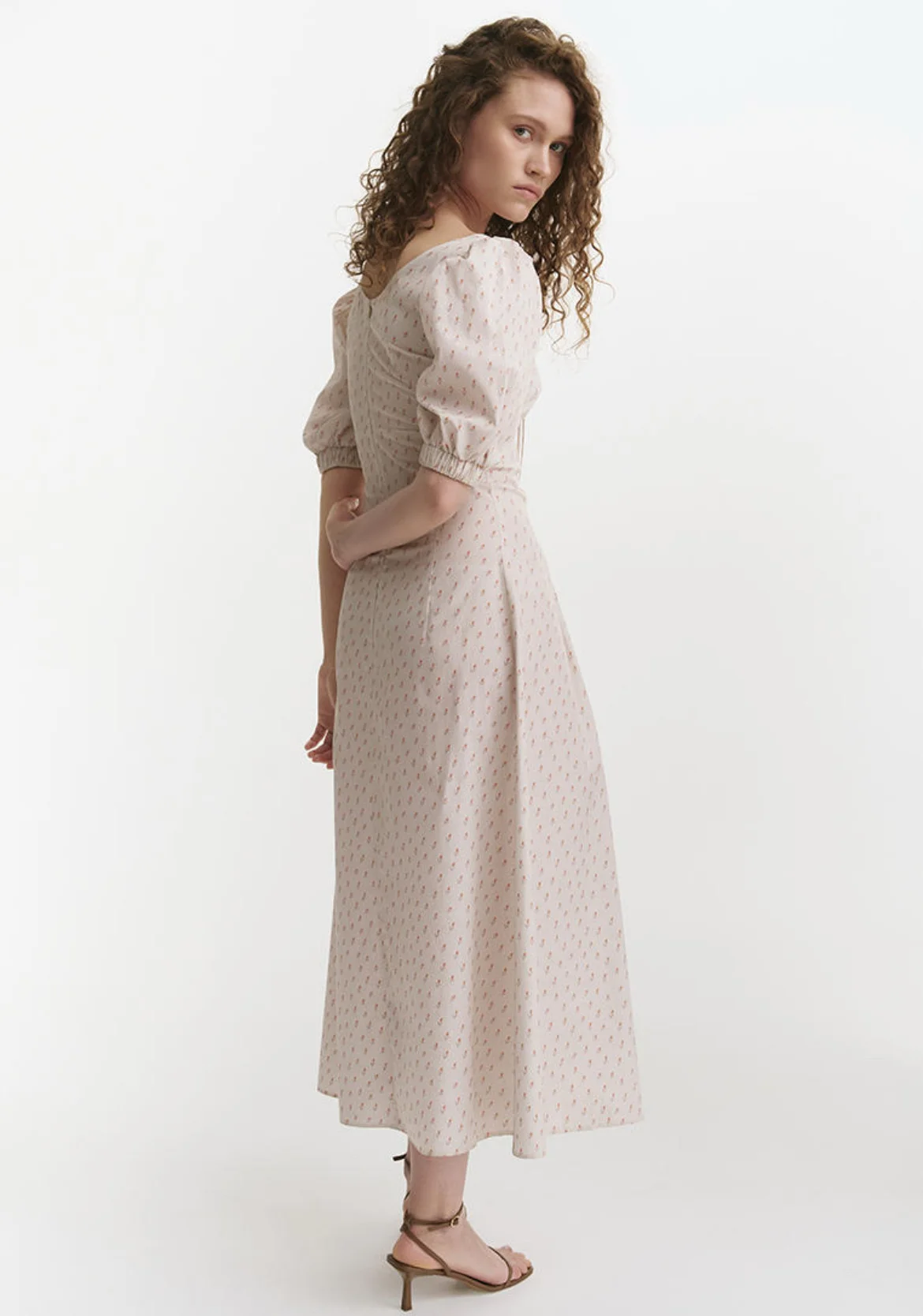 Daisyknit платье (хлопок, принт тюльпаны) 48 L - миниатюра 3