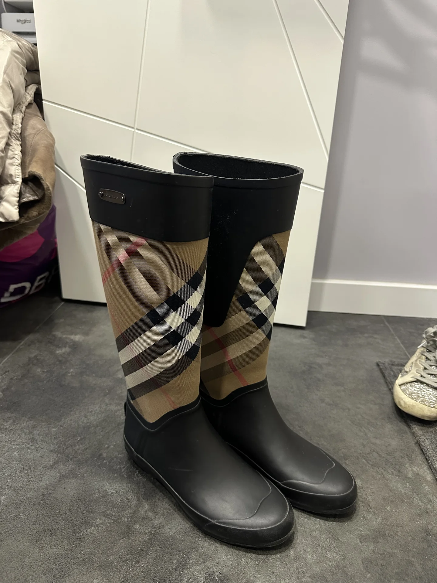 резиновые сапоги burberry 37 - миниатюра 2