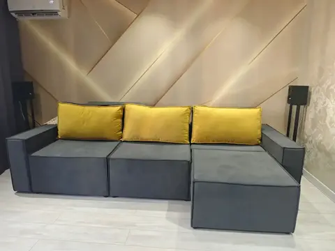 диван лофт с шагающей оттоманкой