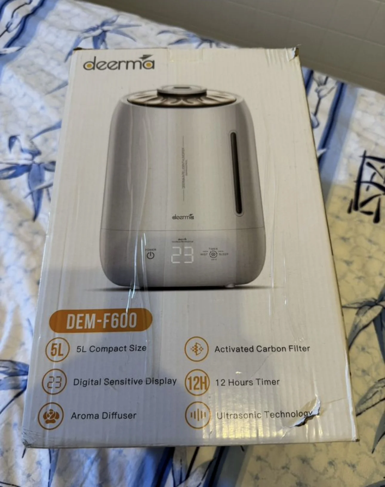 Увлажнитель воздуха deerma DEM-F600 - миниатюра 4