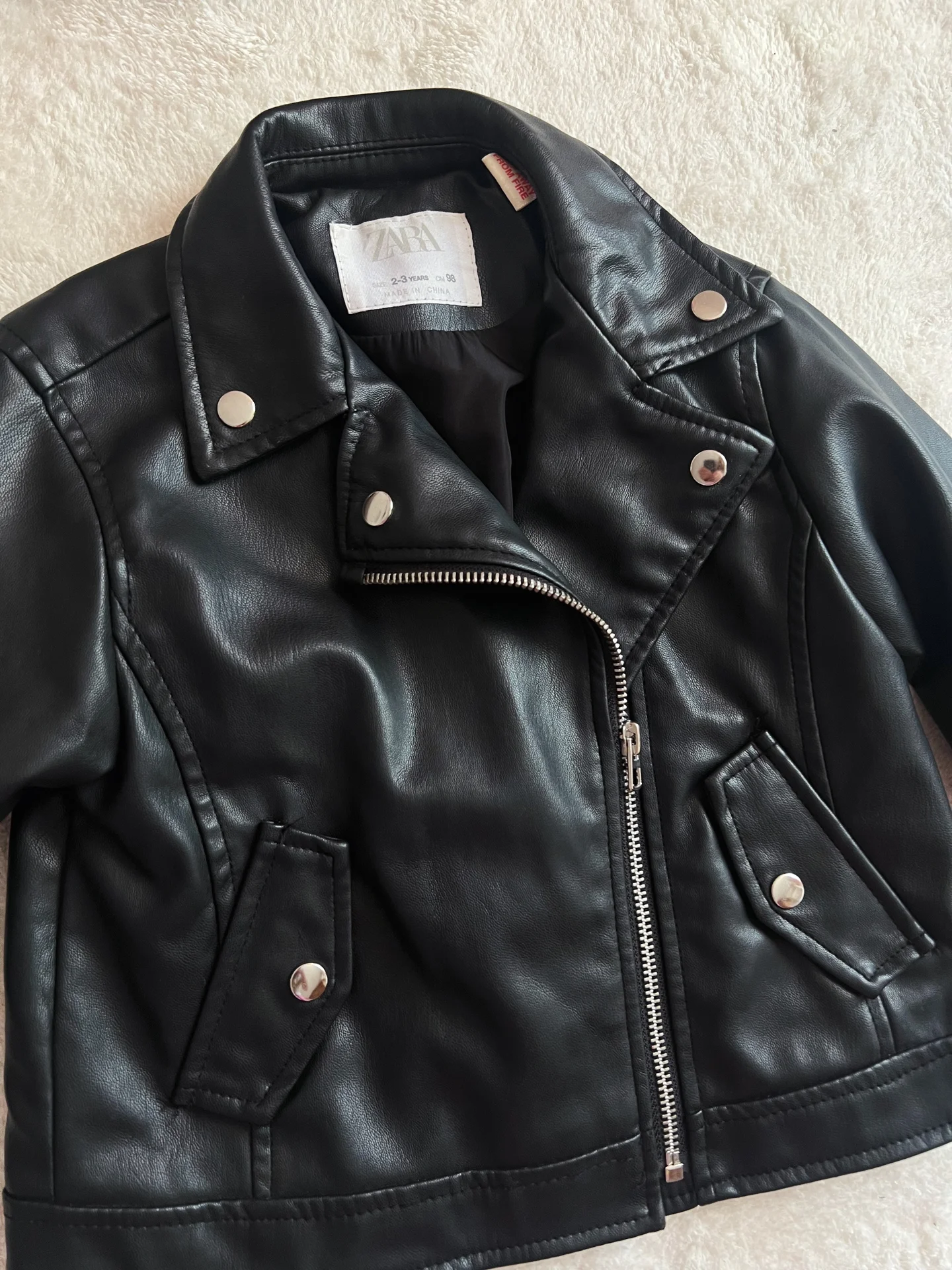 Куртка косуха Zara, р.98 - миниатюра 3