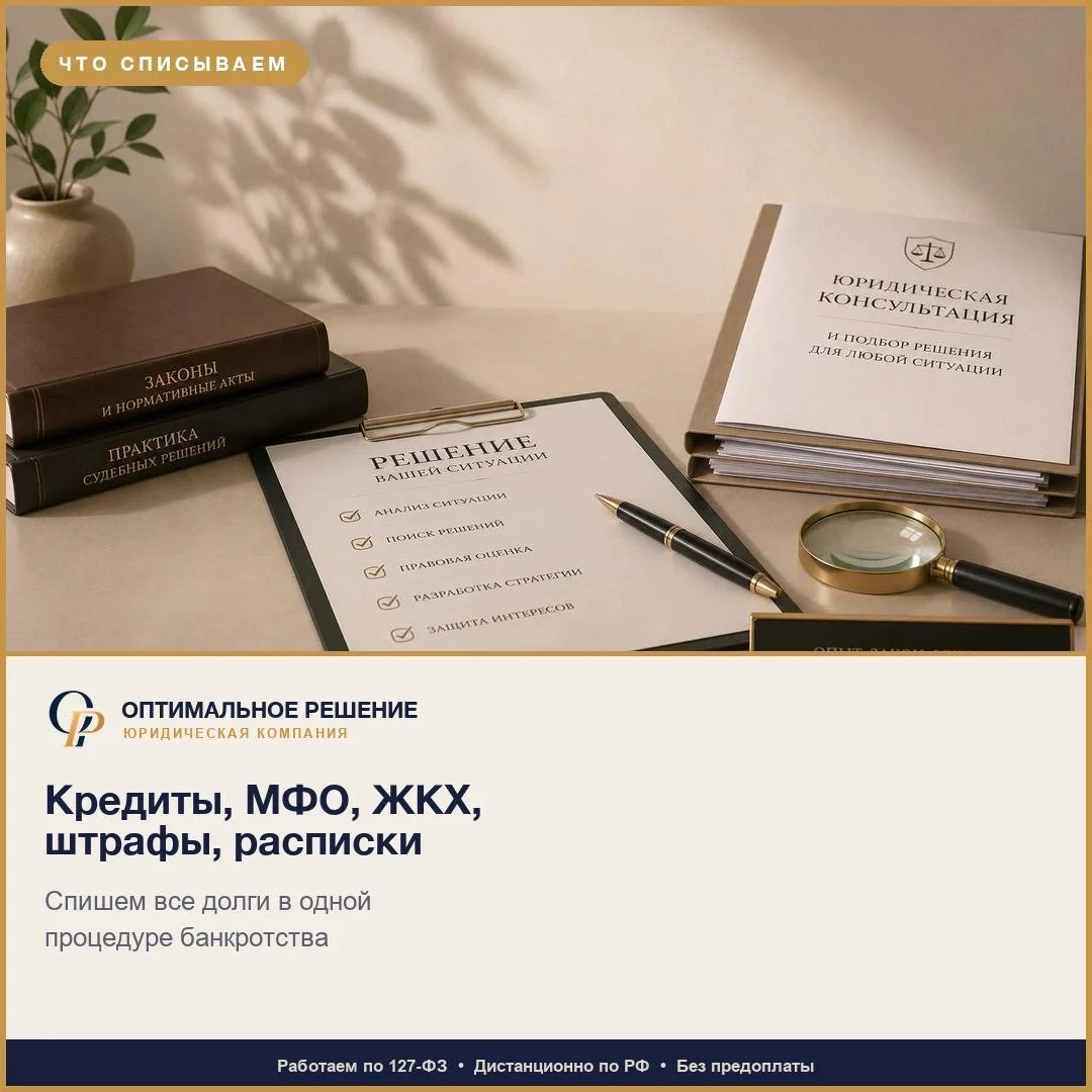 Банкротство физических лиц под ключ - миниатюра 8