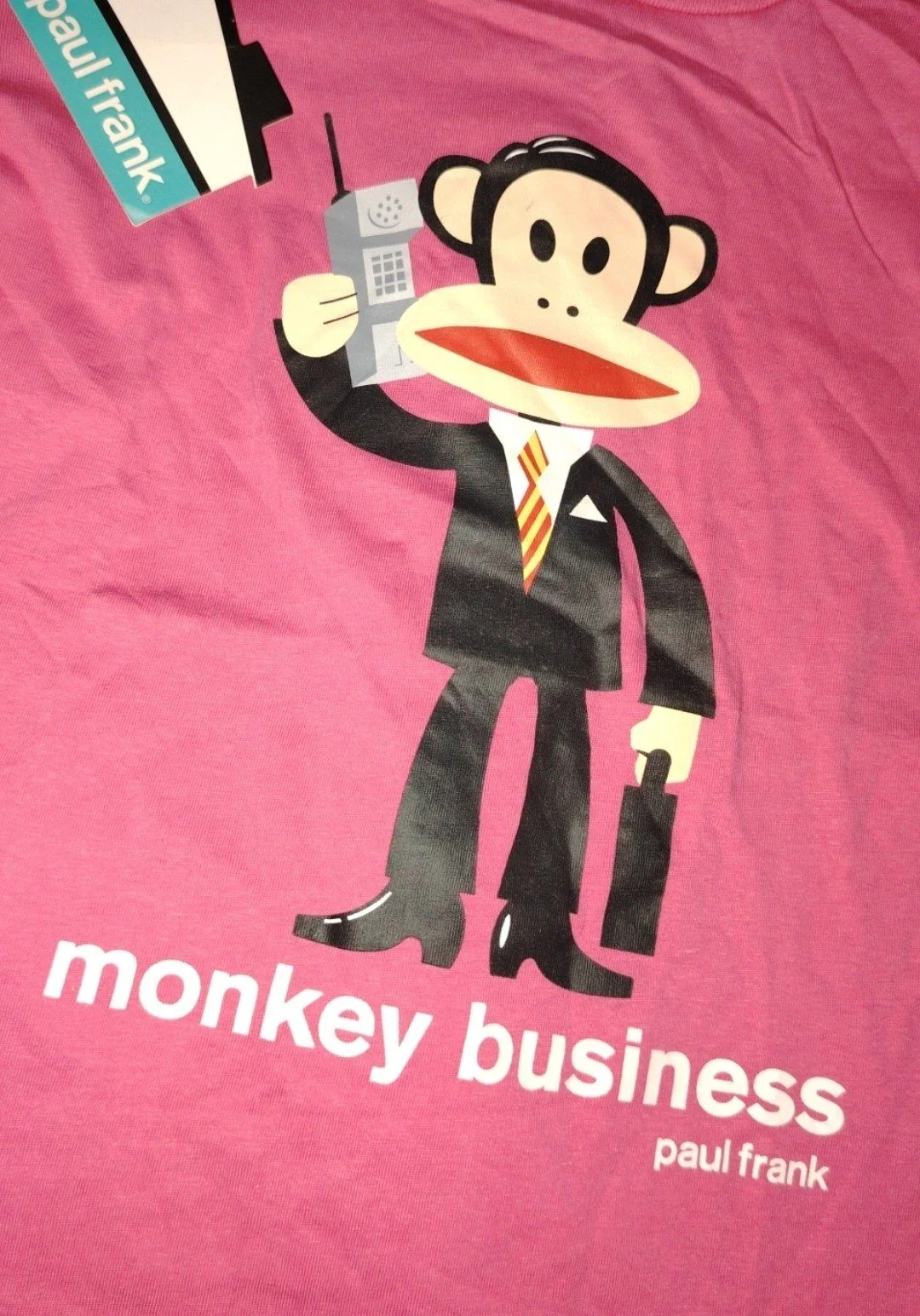 Paul Frank розовая футболка - миниатюра 2