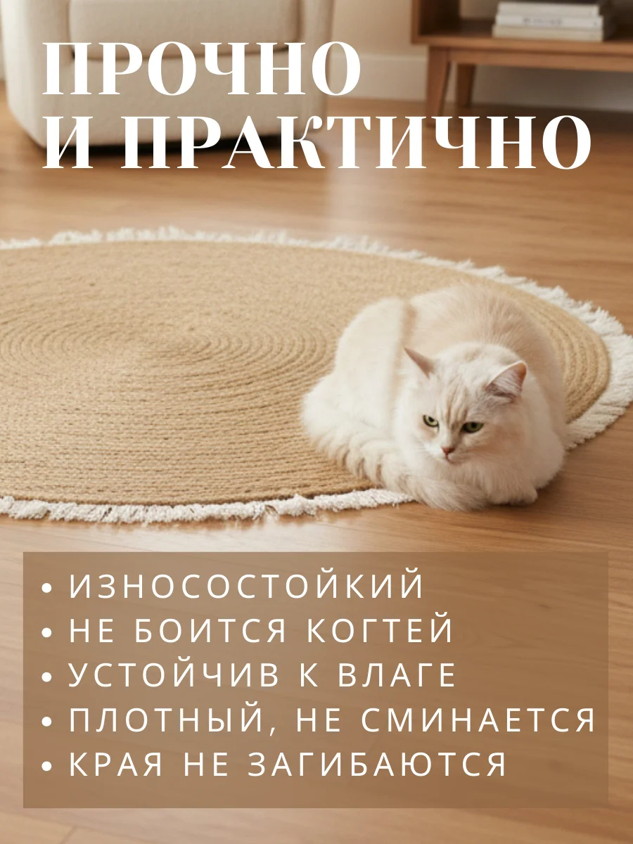 Коврик плетеный - миниатюра 6