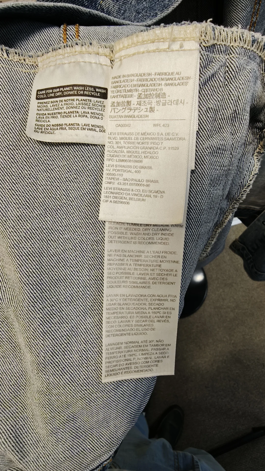 Куртка джинсовая Levi's Мужская - миниатюра 4