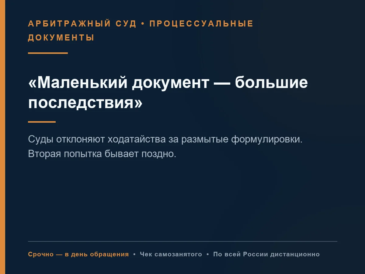 Ходатайства для арбитражного суда, любые - миниатюра 5