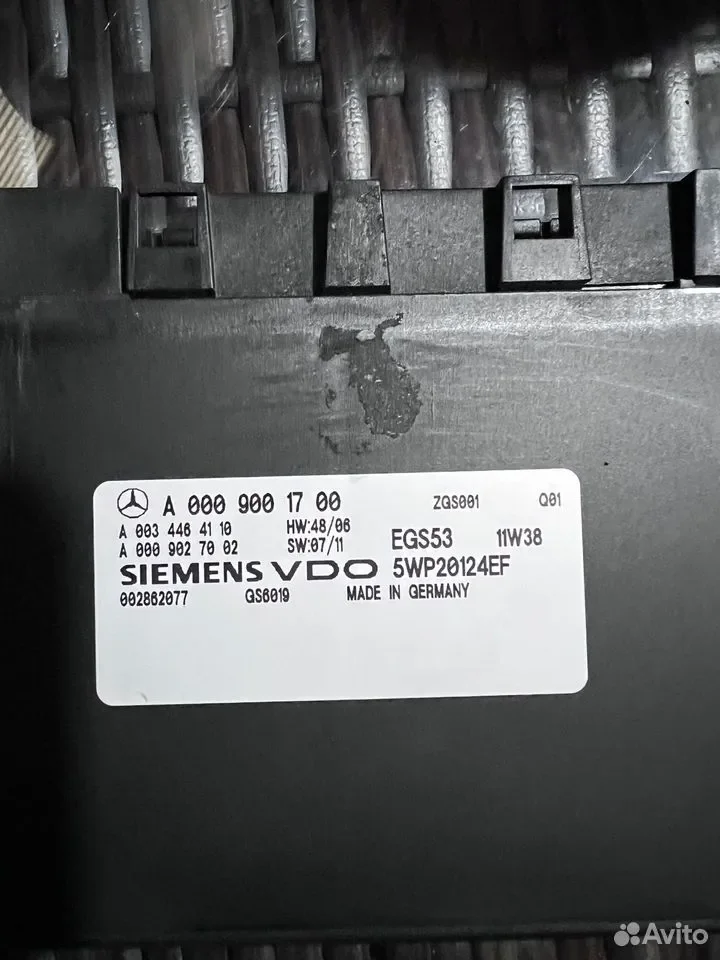 Эбу АКПП Mercedes vito/viano W639 4x4 - Оригинал - миниатюра 3