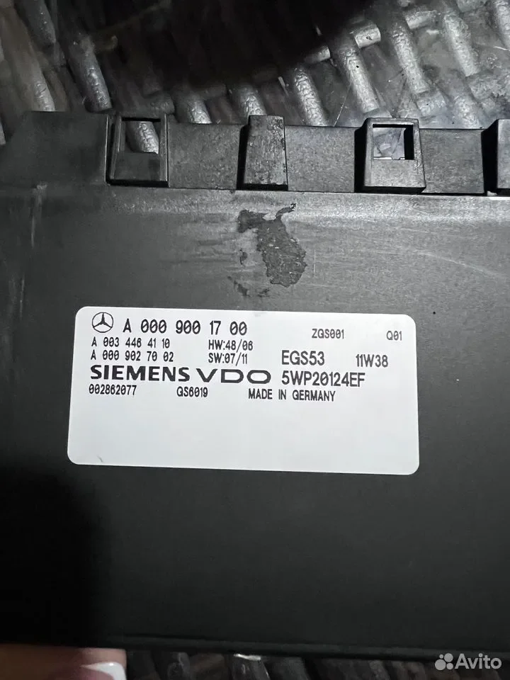 Эбу АКПП Mercedes vito/viano W639 4x4 - Оригинал - миниатюра 5