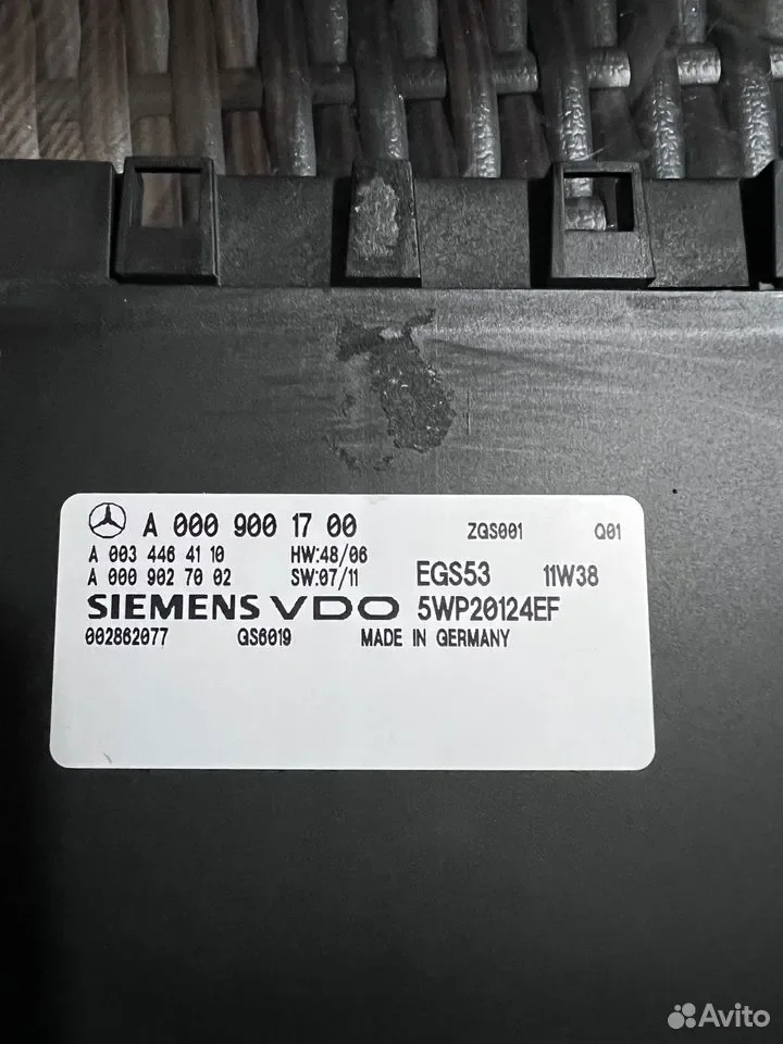 Эбу АКПП Mercedes vito/viano W639 4x4 - Оригинал - миниатюра 6